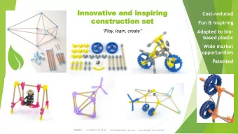 Inn  nnova  vativ  tive  e an  and  d insp  inspiring  iring  Cost-reduced  cons  constr  truction