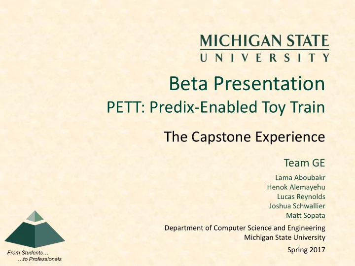 beta presentation