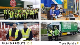 FU  FULL  LL-YEAR  YEAR R  RESU  ESULTS  TS. 201  2015  Full  ull-Year R  r Results  ults. 20  2015