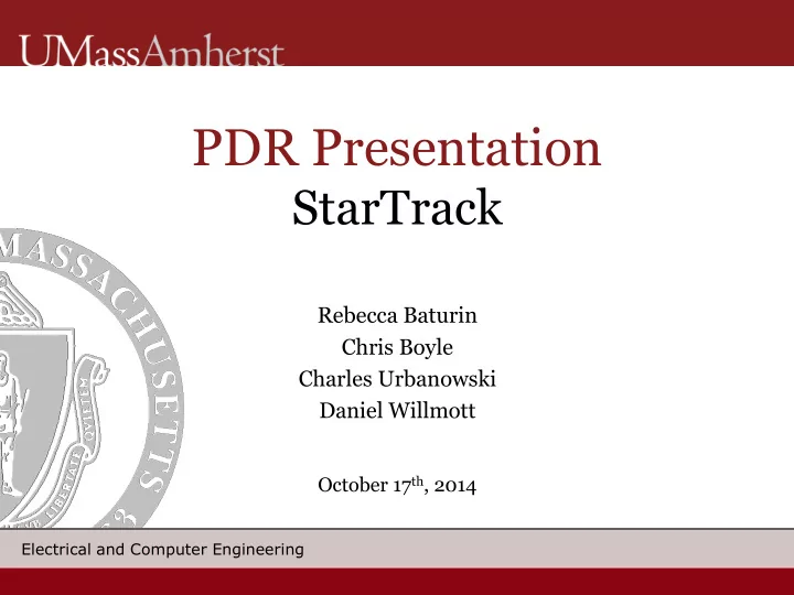 pdr presentation