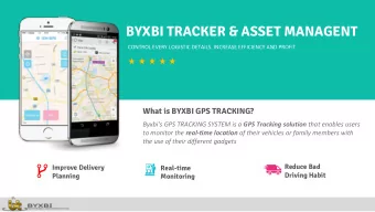 BYXBI TRACKER &amp; ASSET MANAGENT  CONTROL EVERY LOGISTIC DETAILS. INCREASE EFFICIENCY AND PROFIT