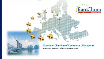 European Chamber of Commerce (Singapore)  EU-Japan business collaboration in ASEAN  ASEAN    If