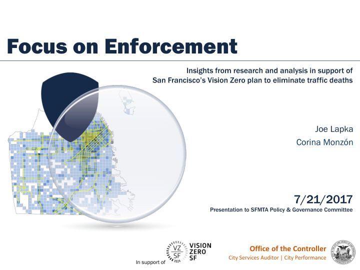 focus on enforcement