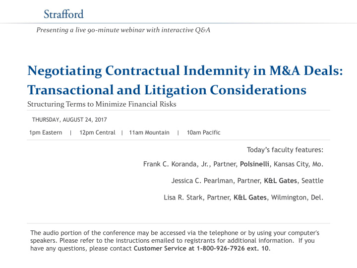 transactional and litigation considerations