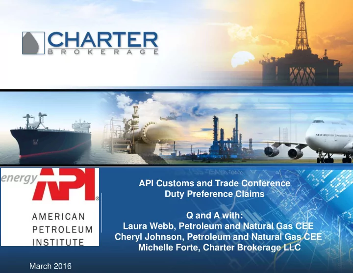 api customs and trade conference
