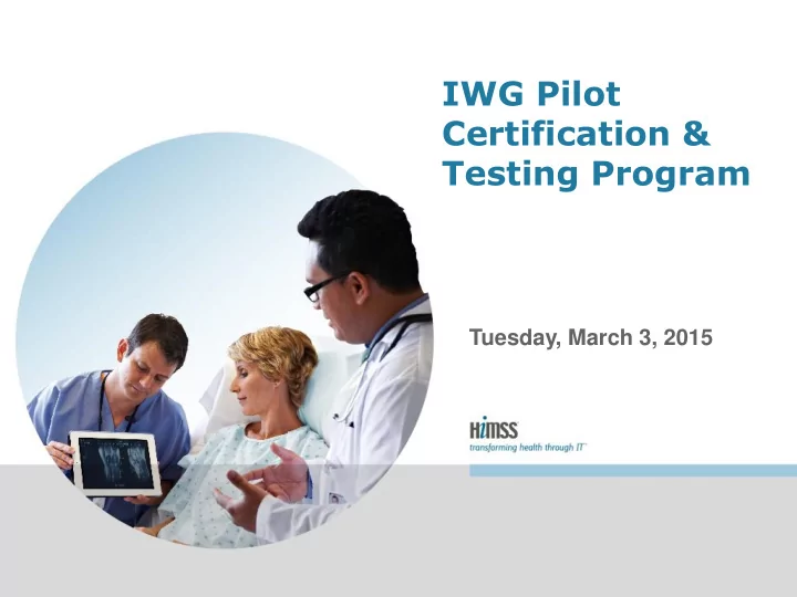 certification