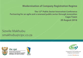 Sizwile Makhubu  smakhubu@cipc.co.za Outline   CIPC   Collaboration   BBBEE Certificate