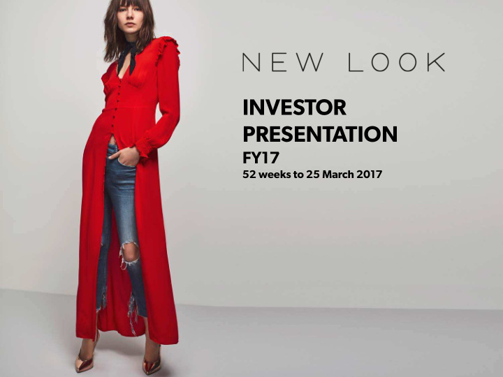 investor presentation