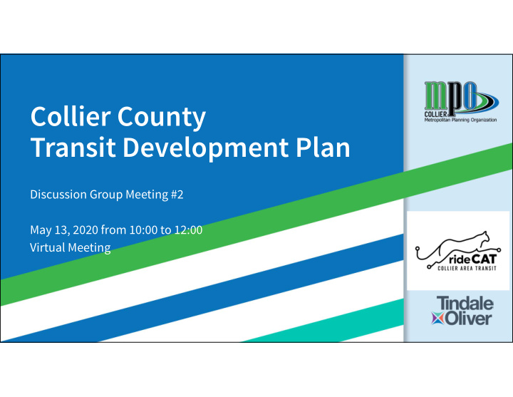 collier county transit development plan