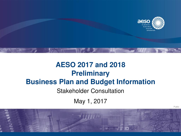 aeso 2017 and 2018