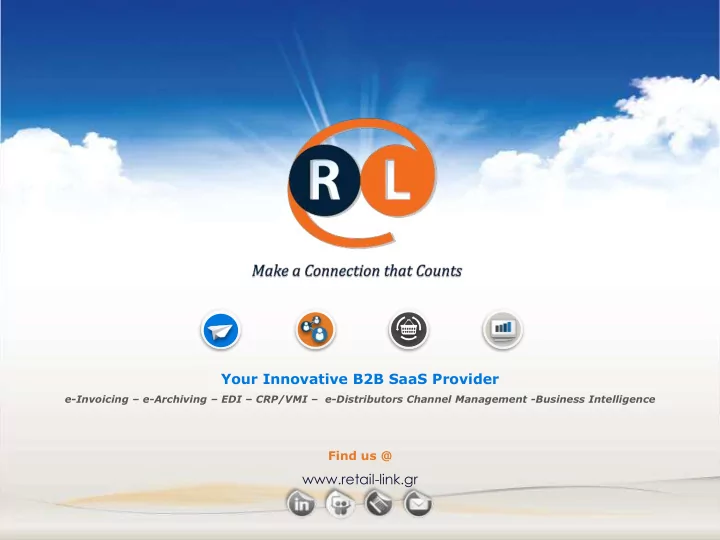 your innovative b2b saas provider
