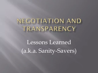 Lessons Learned  (a.k.a. Sanity-Savers)  Excellence  Discount Rate  Diversity  39%  Admissions  1.