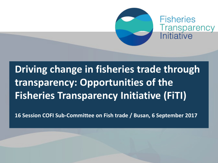 transparency opportunities of the