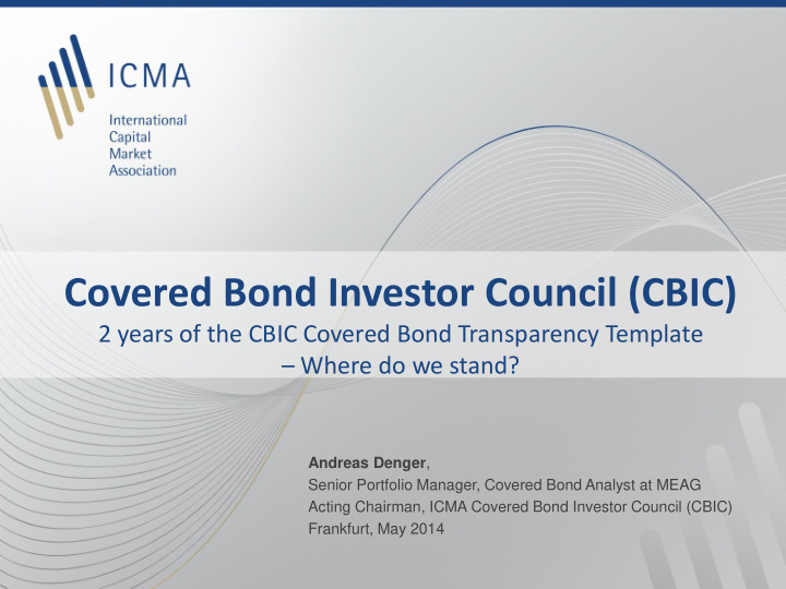 covered bond investor council cbic