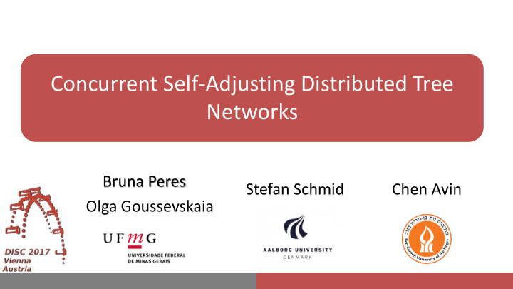 concurrent self adjusting distributed tree networks