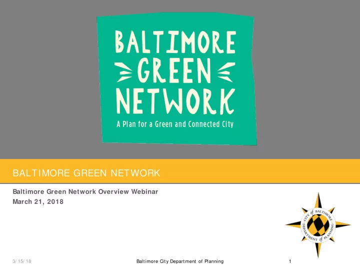 baltimore green network