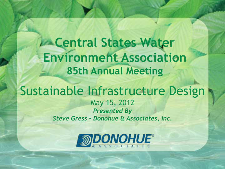 central states water environment association