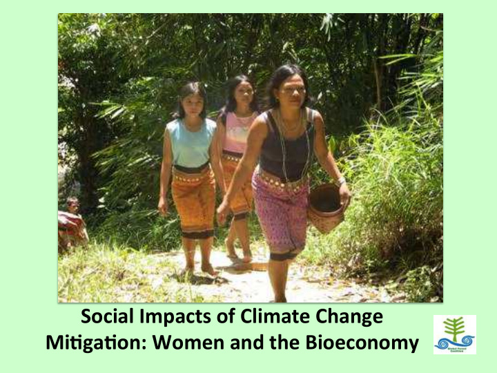 social impacts of climate change mi4ga4on women and the