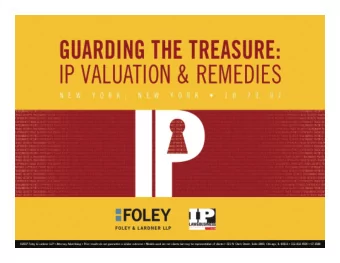 Patent Nation:  Strategies for limiting payouts and  damage awards to patent trolls  Bert Jennings,