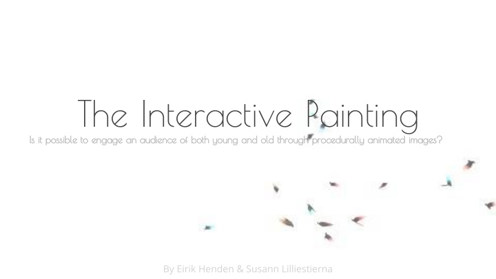 the interactive painting