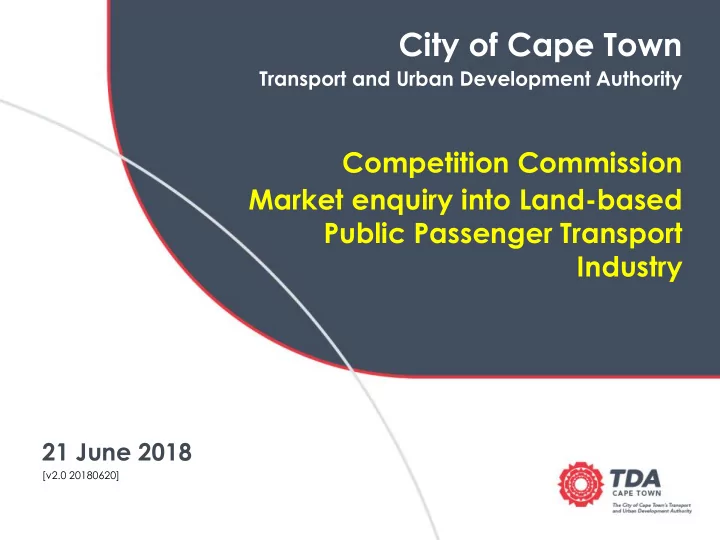 city of cape town