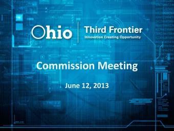 Commission Meeting  June 12, 2013  Innovation Platform Program  Purpose  To link the development
