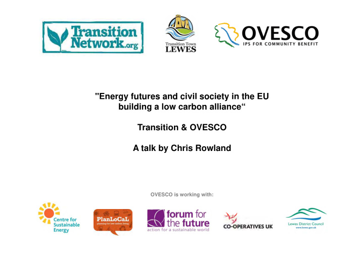 energy futures and civil society in the eu e gy utu es a