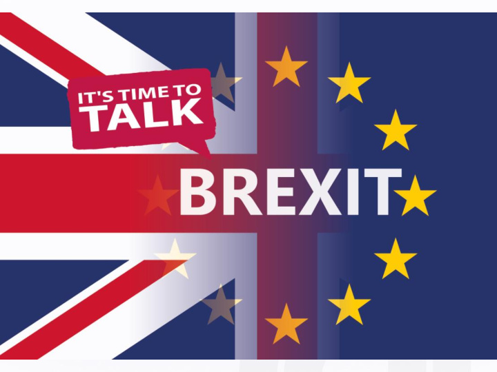 time to talk brexit