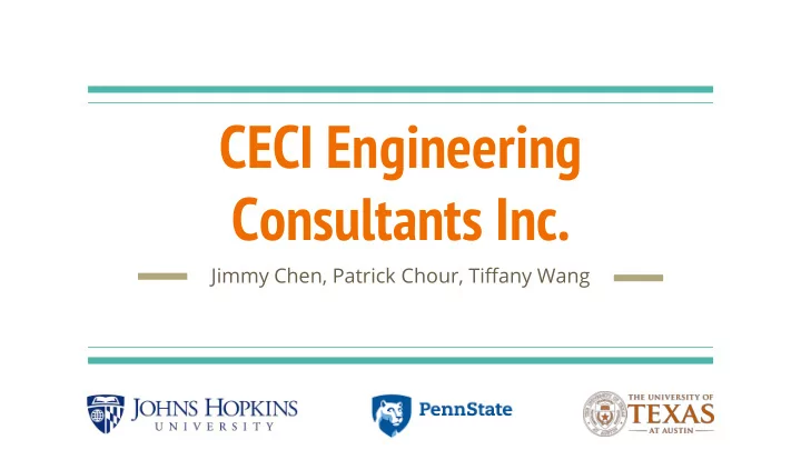 ceci engineering consultants inc