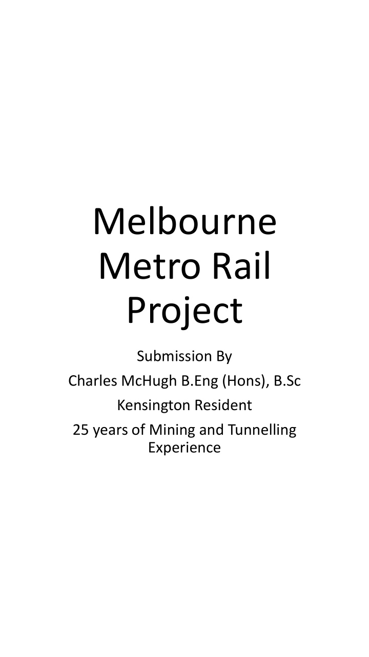 melbourne metro rail project