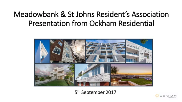 meadowbank s st johns ns r resident s a association pres