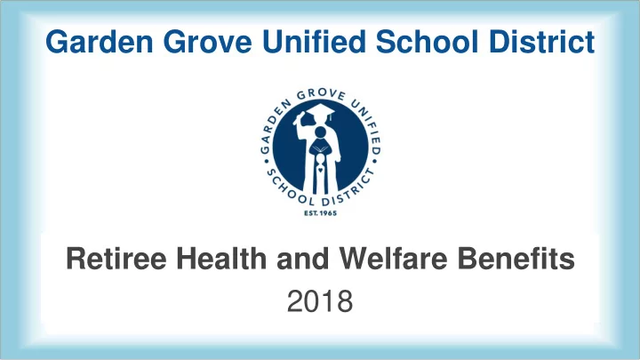 garden grove unified school district