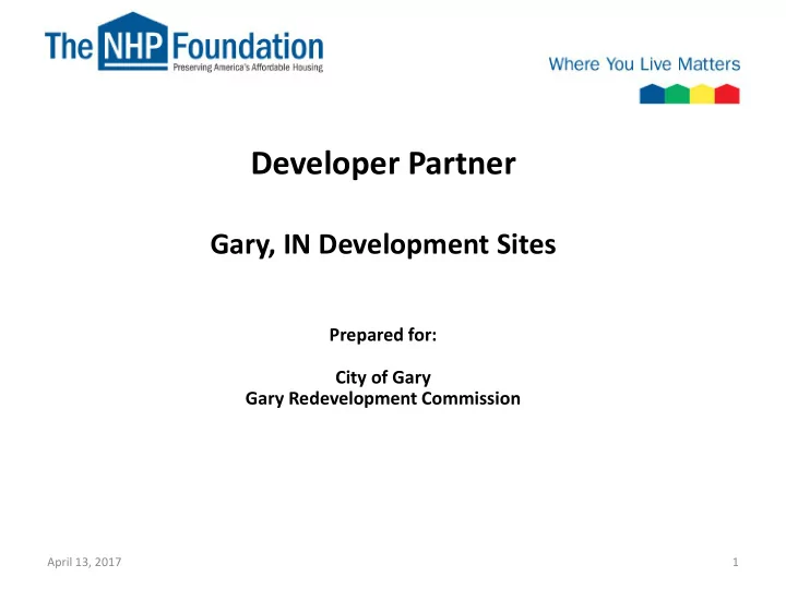 developer partner