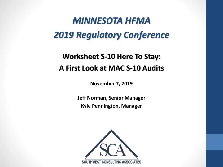 minnesota hfma
