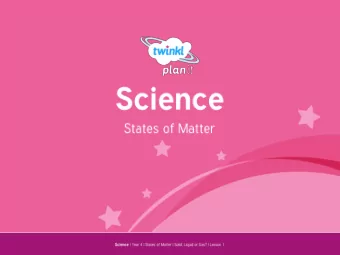 Aim  I can sort and describe materials.  Success Criteria  I can sort materials into solids,