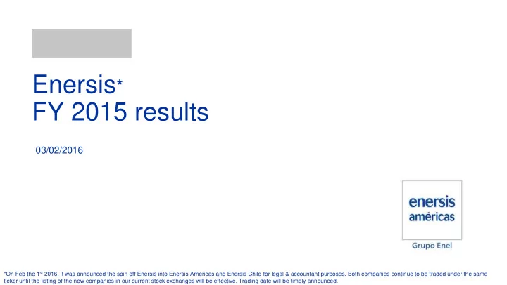 fy 2015 results