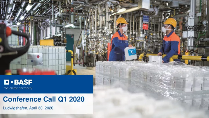 conference call q1 2020