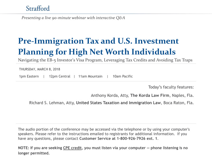 planning for high net worth individuals