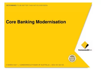 Results Presentation  For the half year ended 31 December 2009 10 February 2010 Commonwealth Bank