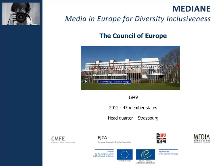 the council of europe