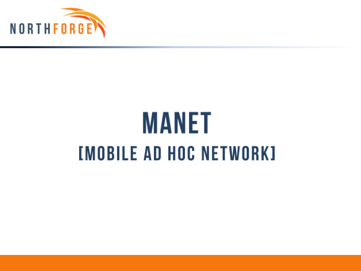 a node in manet is not about a host it is about a router