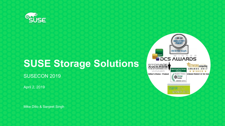 suse storage solutions