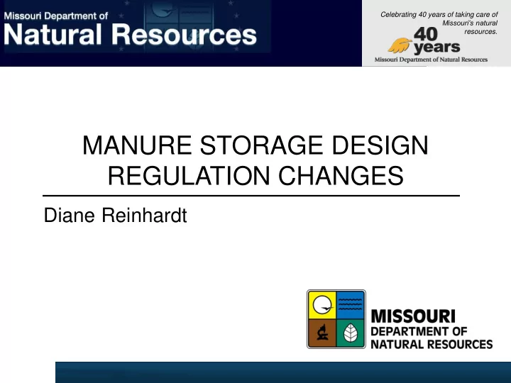 regulation changes