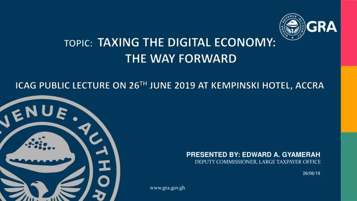 presented by edward a gyamerah