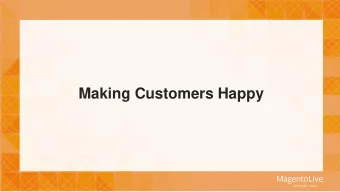 Making Customers Happy  Stefan Jrgensen  CEO, itembase, Inc.  Viking picture  1  Customer