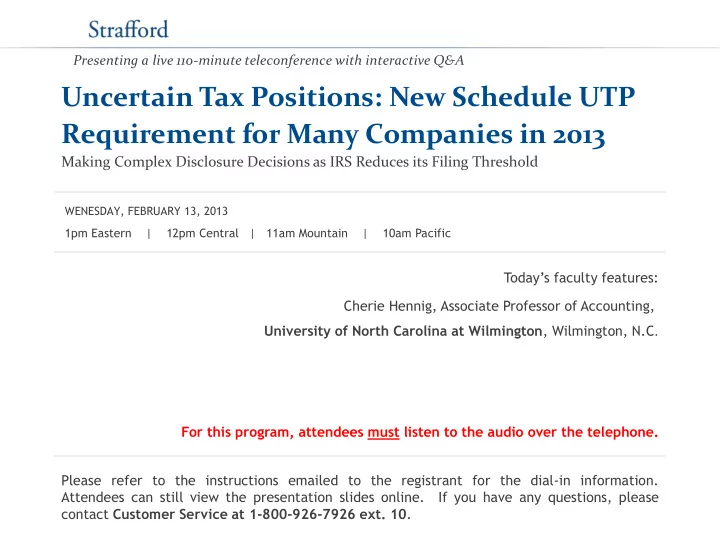 uncertain tax positions new schedule utp requirement for