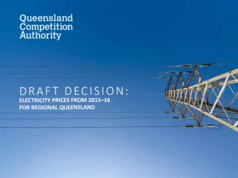 Background  Prices deregulated in south east Queensland from  1 July 2015  2015-16 notified