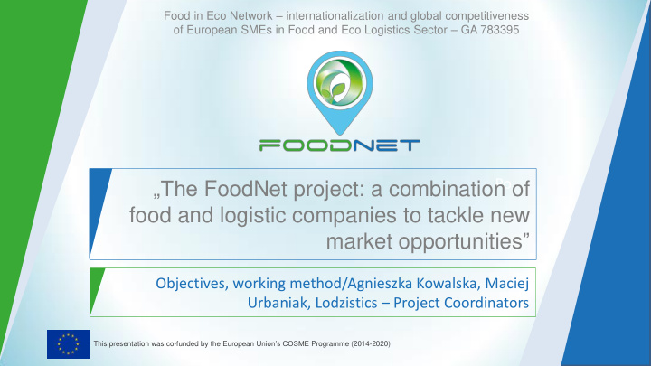 the foodnet project a combination of