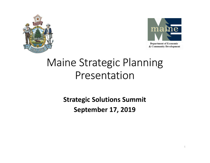 maine strategic planning presentation