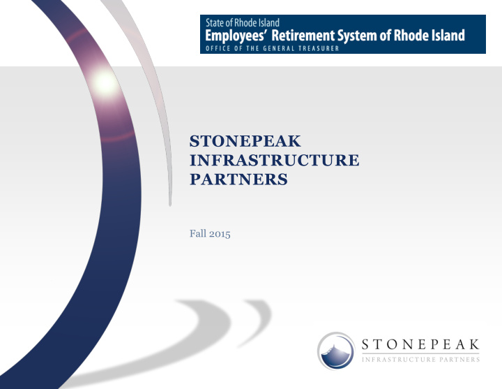 stonepeak infrastructure partners